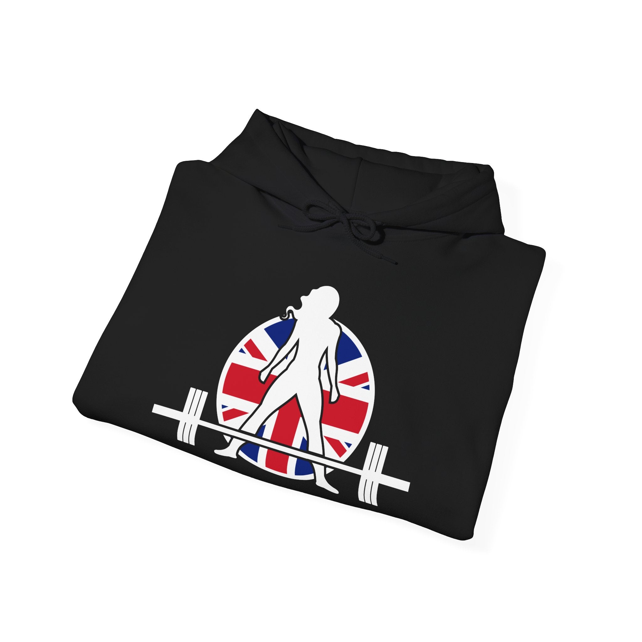 UK Logo - Unisex Heavy Blend Hooded Sweatshirt -  Plain Back