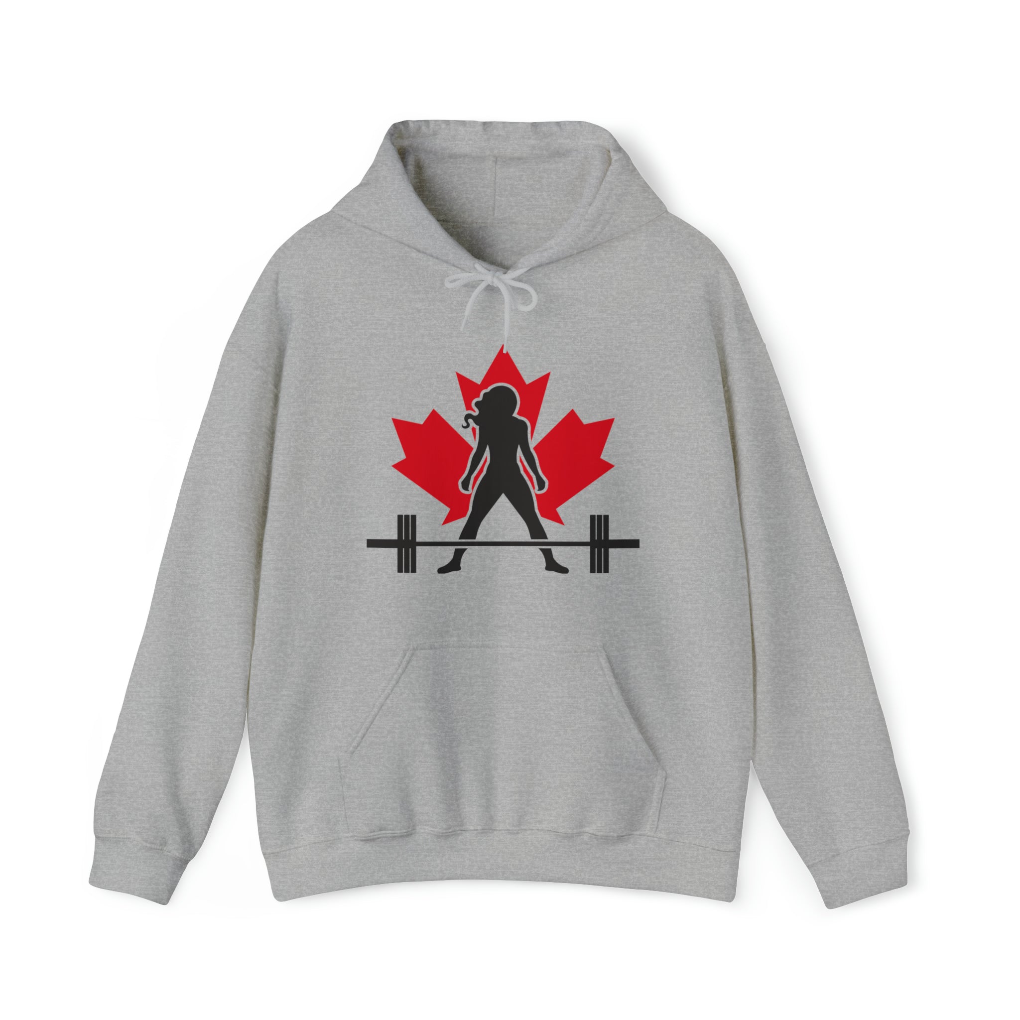 Canada Logo - Unisex Heavy Blend Hooded Sweatshirt - Canada Logo Light - Plain Back