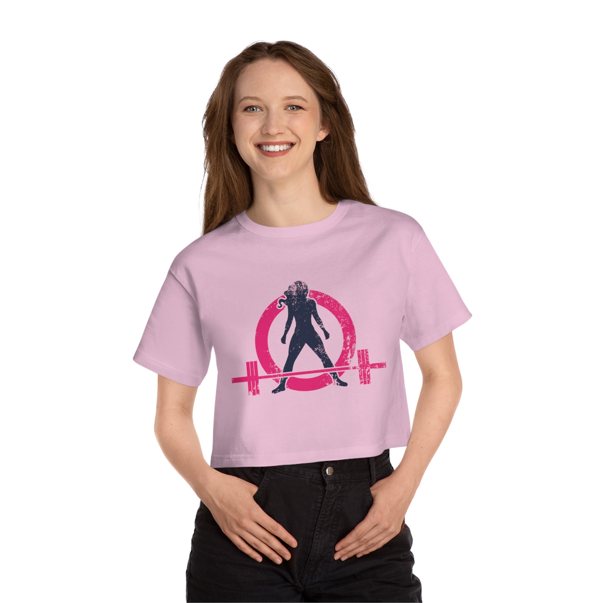 Champion Women's Heritage Cropped T-Shirt - Distressed Color