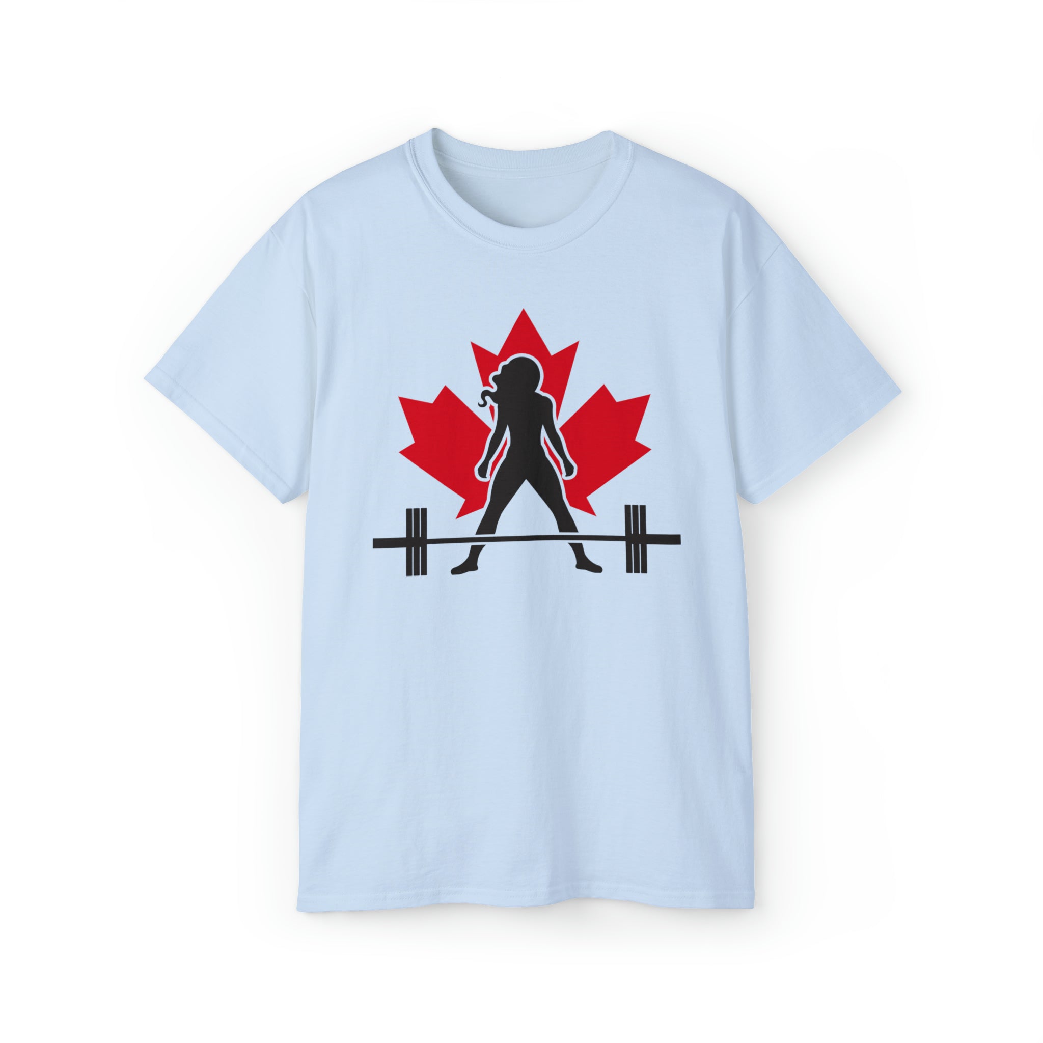 Unisex Ultra Cotton Tee - Canada Logo Light - Plain Back