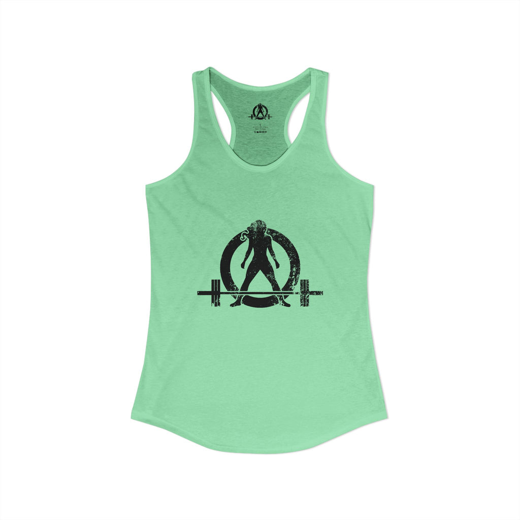 WWLW Distressed Black Logo - Racer Back Tank Top (Best Seller)