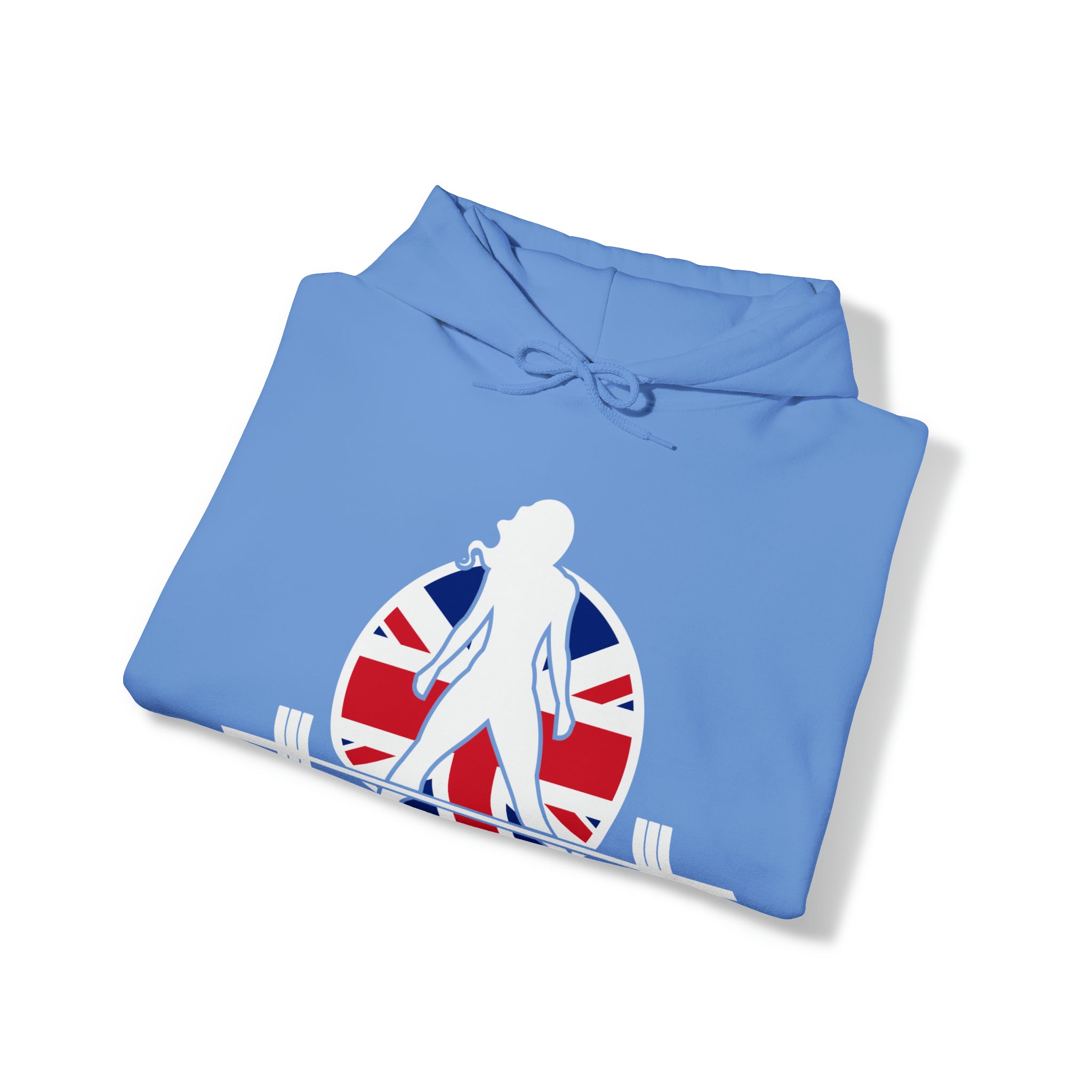 UK Logo - Unisex Heavy Blend Hooded Sweatshirt -  Plain Back