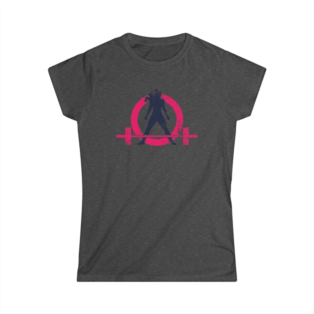 Women's Softstyle Tee - WWLW Distressed Color Logo - Plain Back