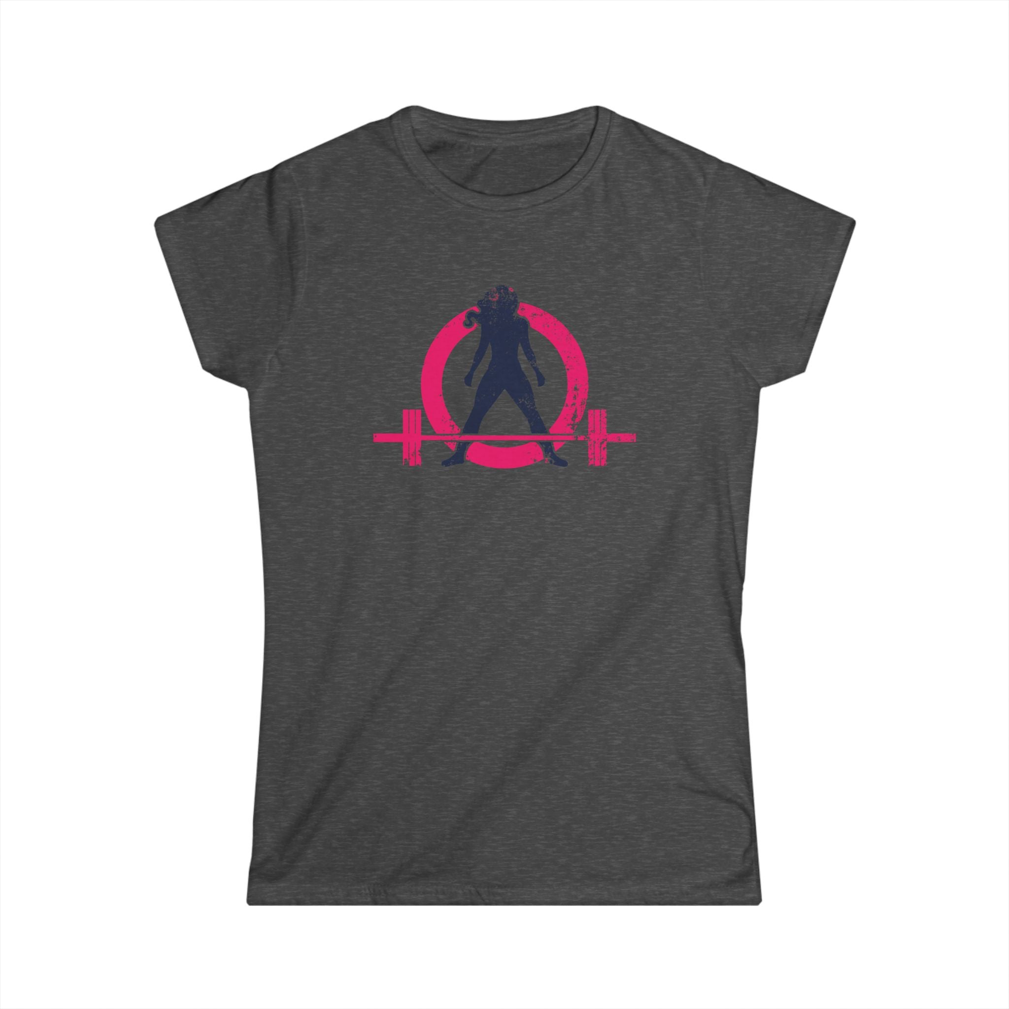 Women's Softstyle Tee - WWLW Distressed Color Logo - Plain Back