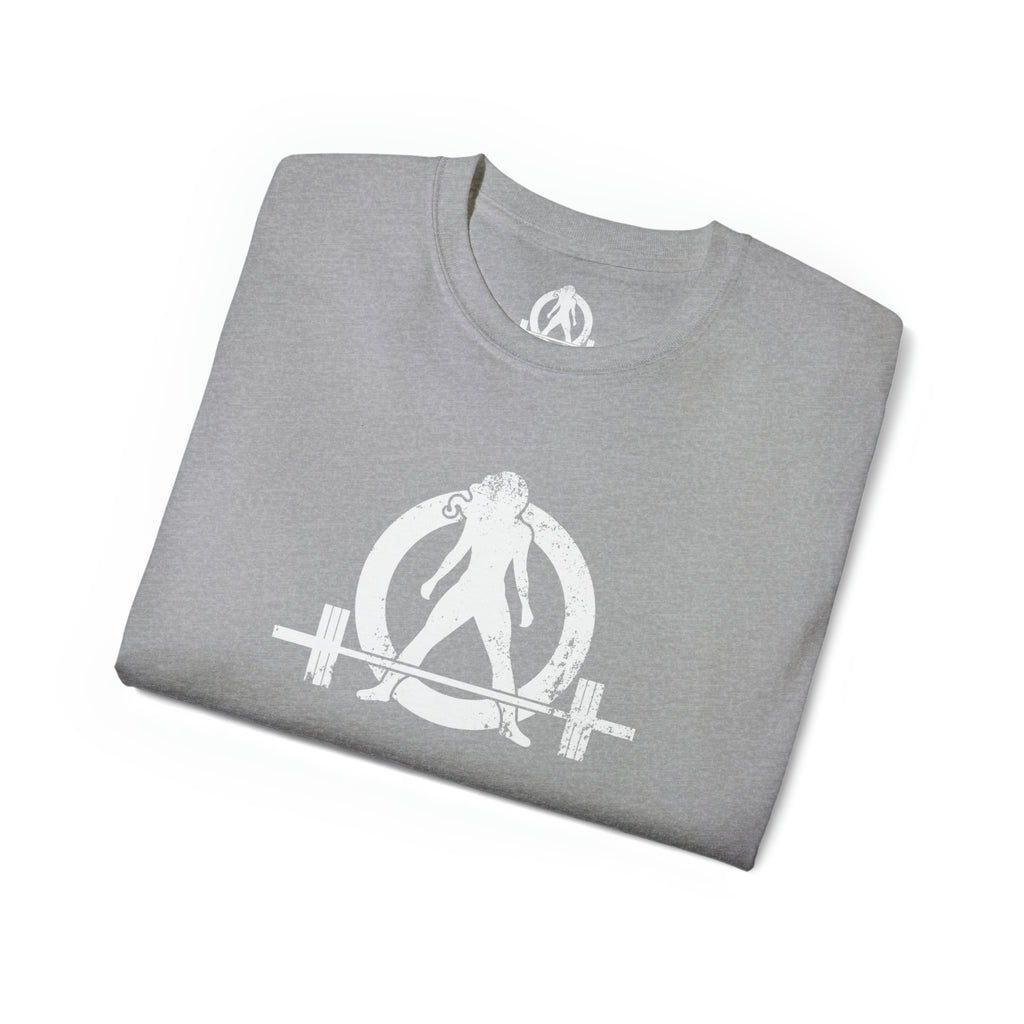 Distressed - Unisex Ultra Cotton Tee - White Logo