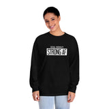 Goal Weight Strong AF - Unisex Classic Long Sleeve T-Shirt - Print on Front