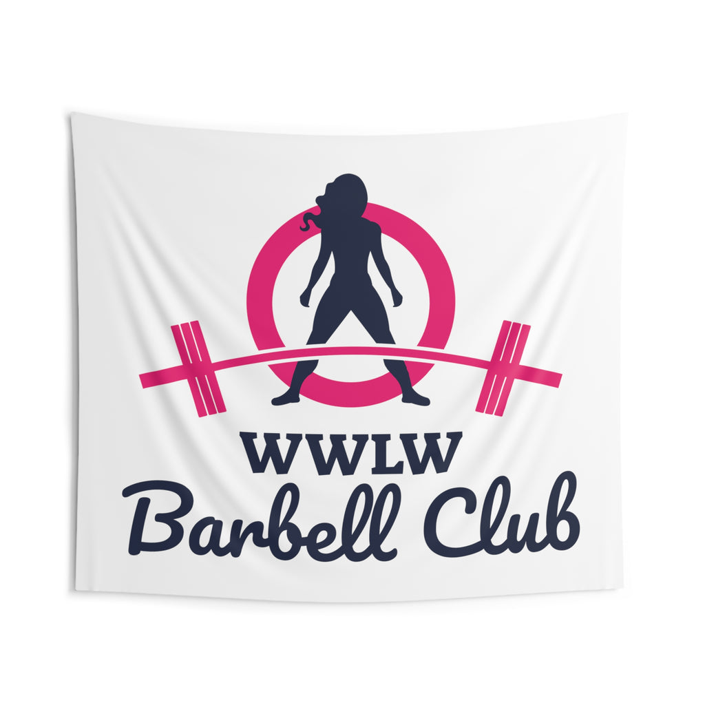 Barbell Club - Classic Logo - Indoor Wall Tapestries