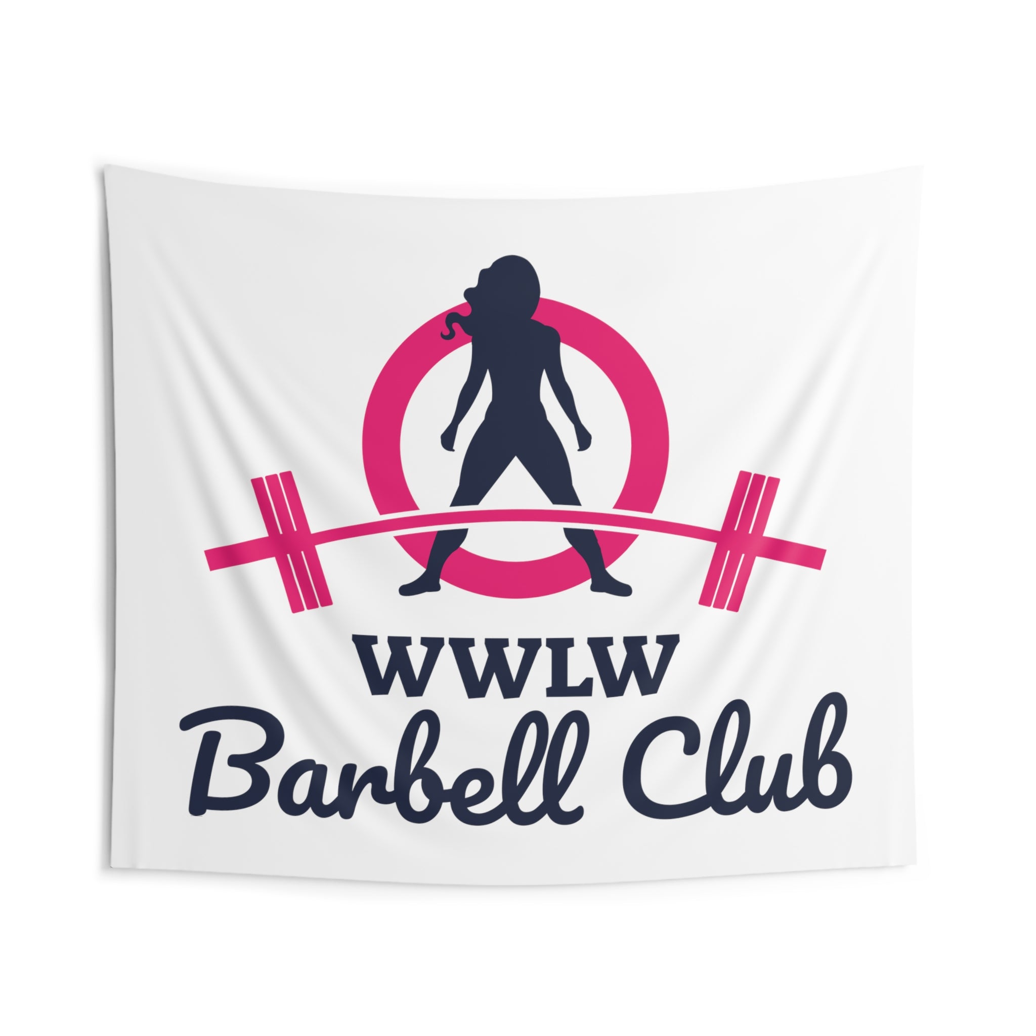 Barbell Club - Classic Logo - Indoor Wall Tapestries