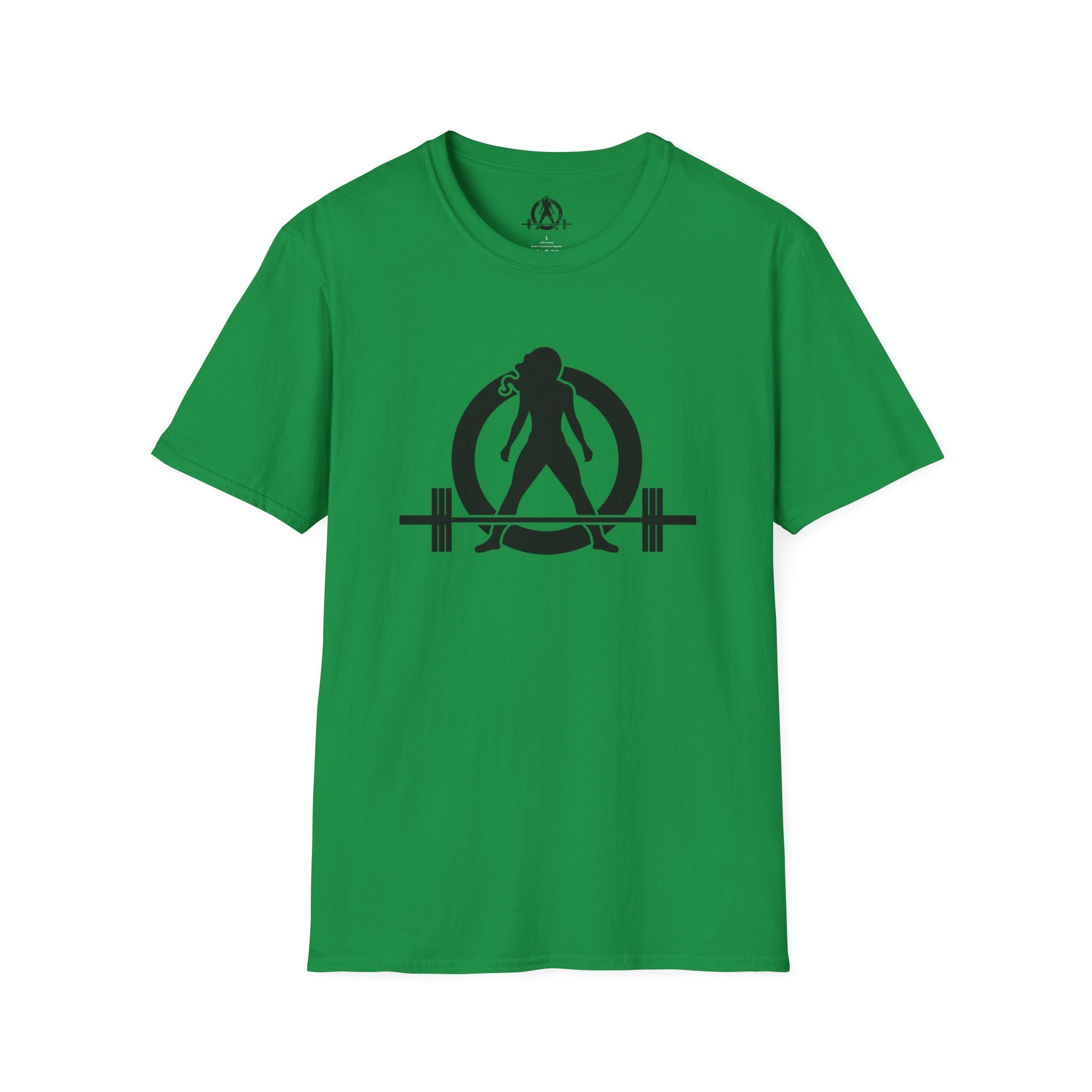 Iron Sharpens Iron - Unisex Softstyle T-Shirt - Black Logo Front & Back