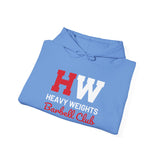 Heavy Weights Barbell Club  - Unisex Heavy Blend Hooded Sweatshirt  - Front Logo