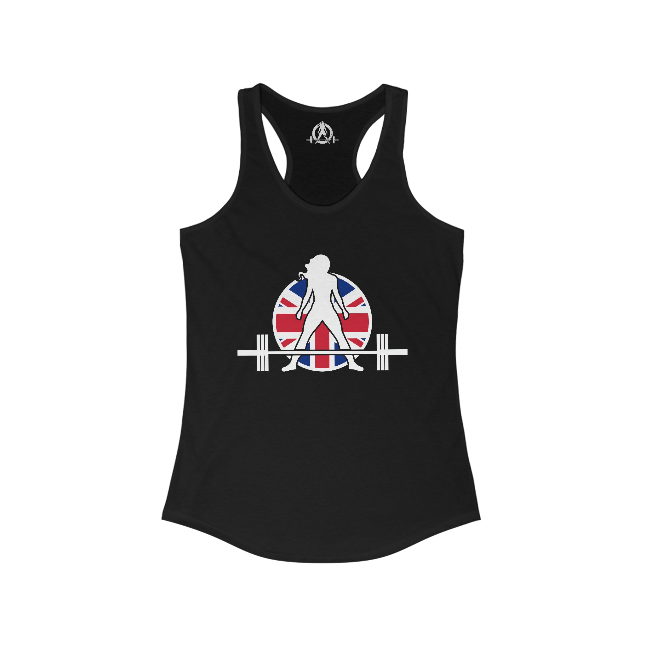 Women's Ideal Racerback Tank - UK Dark Light - Plain Back