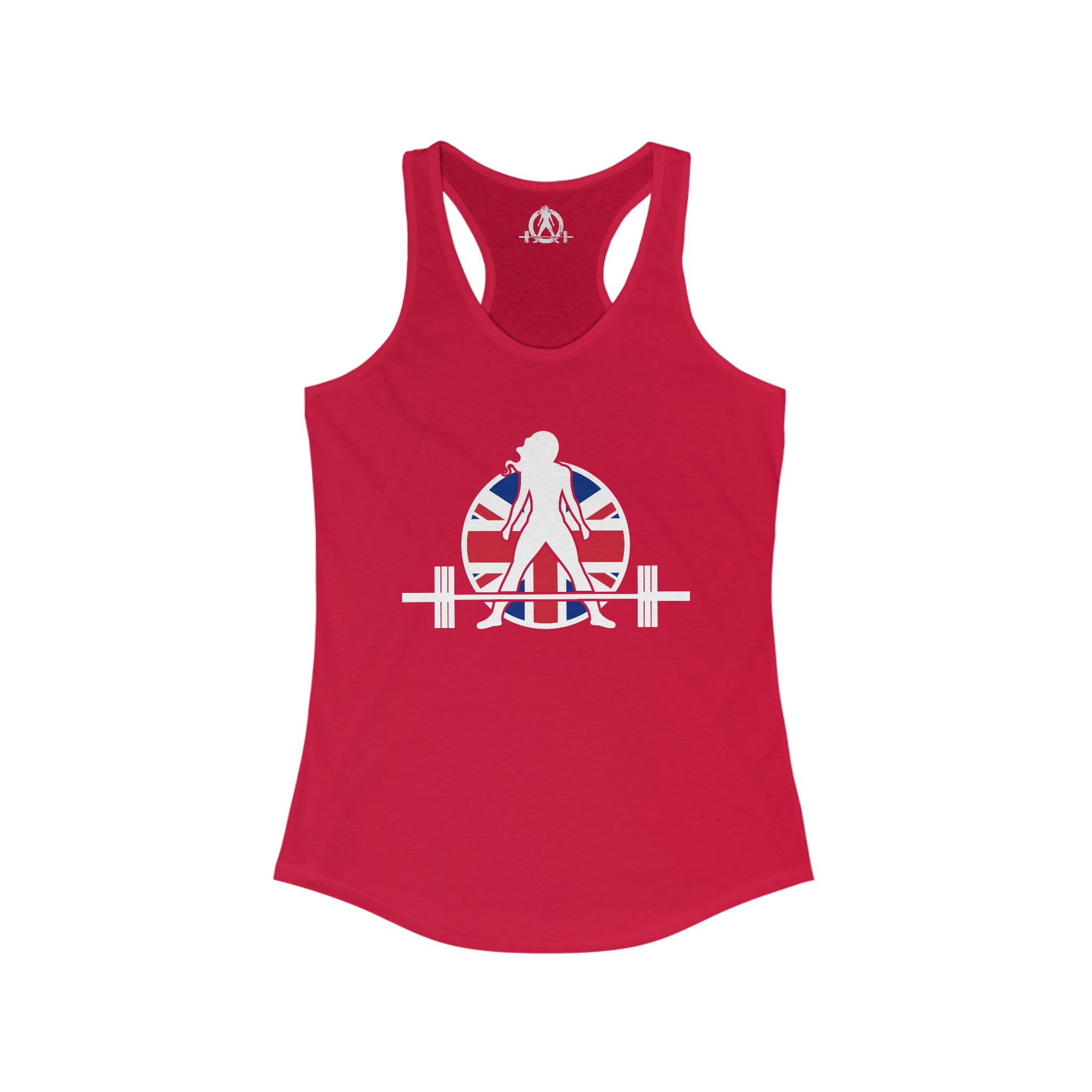Women's Ideal Racerback Tank - UK Dark Light - Plain Back