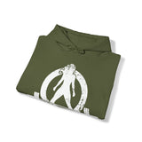Kick Your Ass - Distressed White Logo  - Unisex Heavy Blend Hooded Sweatshirt (BEST SELLER)