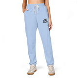 WWLW Unisex Fleece Sweatpants, Casual Chill Pants for Relaxation, Perfect for Home or Lounge, Gift for Friends, Daily Comfort Wear - Black Logo