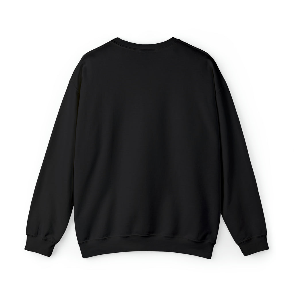 Unisex Heavy Blend™ Crewneck Sweatshirt - Distressed Logo - Plain Back