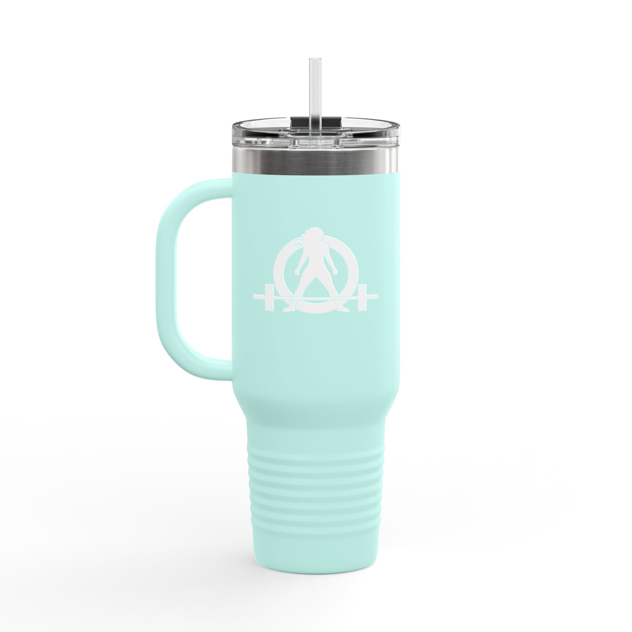 I Don't Want To Look Skinny I Want To Look Like I Can Kick Your Ass - 40oz Insulated Travel Mug