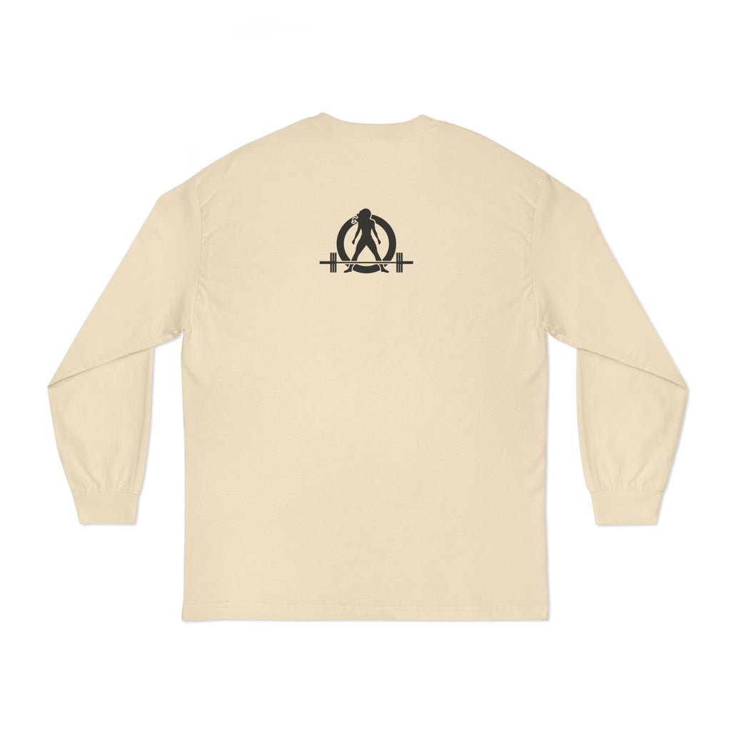 Strong Not Skinny  - Unisex Long Sleeve T-Shirt - Black Logo