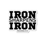 Iron Sharpens Iron - Die-Cut Magnets