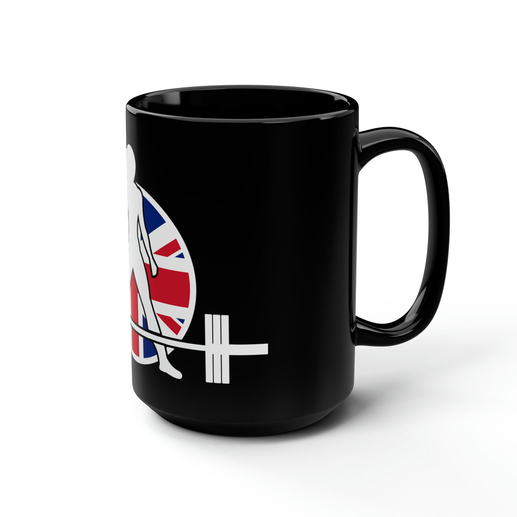 Black Mug, 15oz - UK Logo Dark