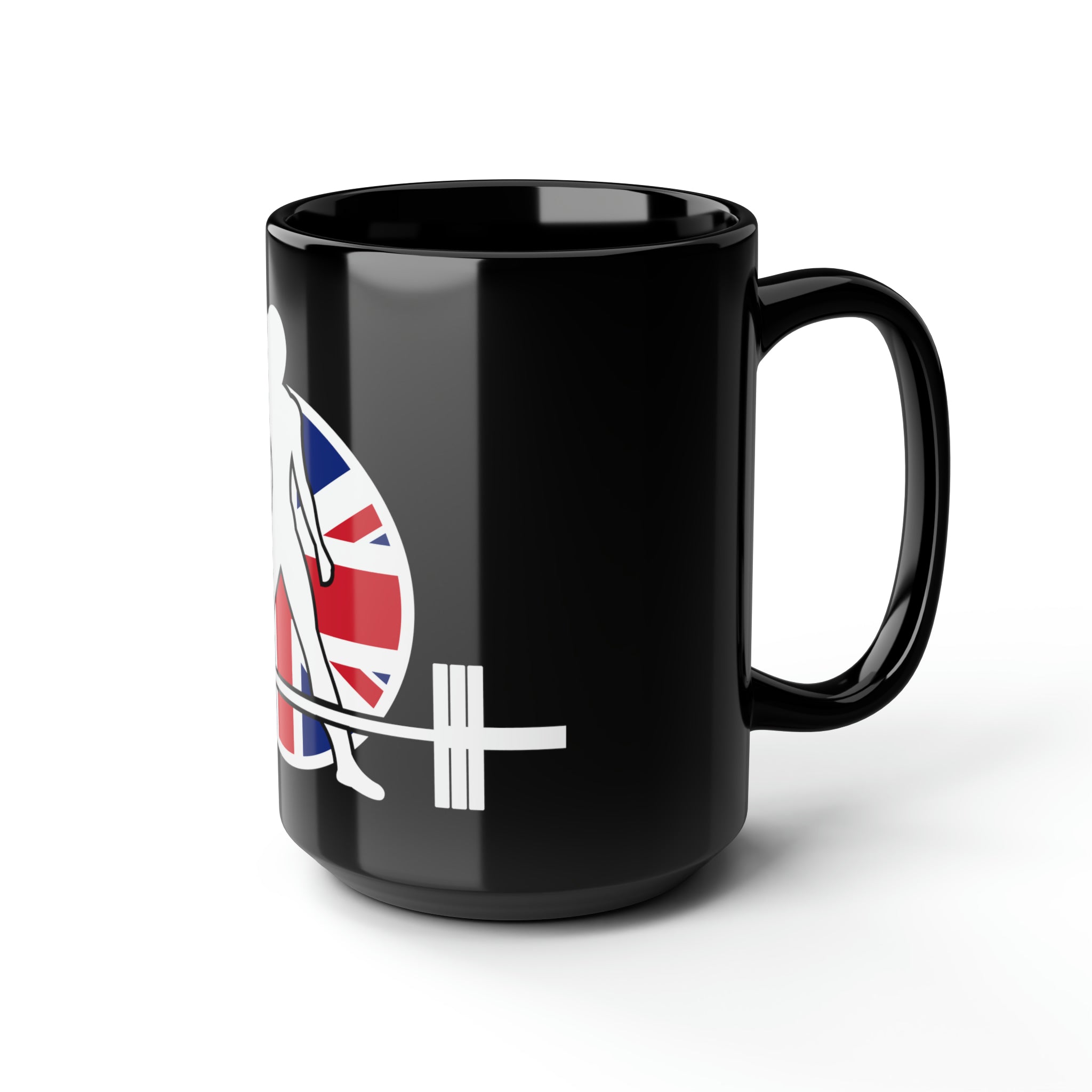 Black Mug, 15oz - UK Logo Dark