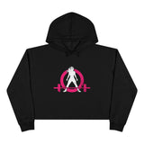 Empowered Crop Hoodie – For Strong Women Who Lift - Classic Logo