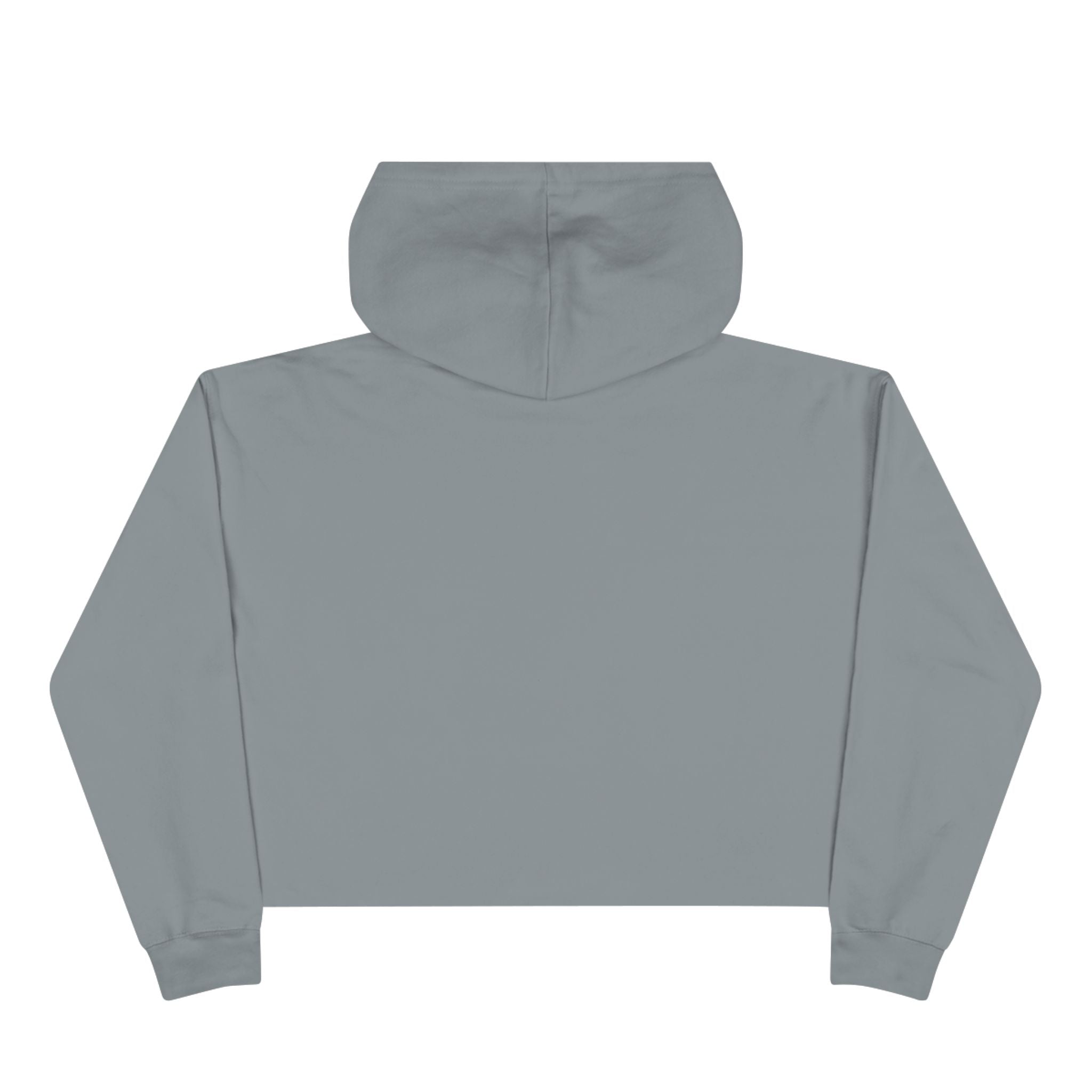 Lift Like A Girl - Empowered Crop Hoodie – For Strong Women Who Lift - Black Logo