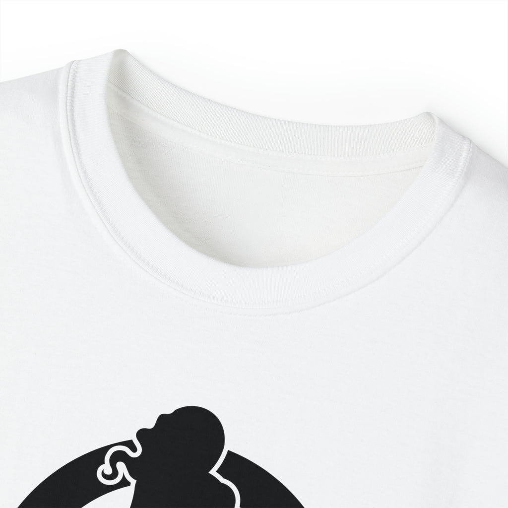 Classic Logo Black - Unisex Ultra Cotton Tee - Plain Back
