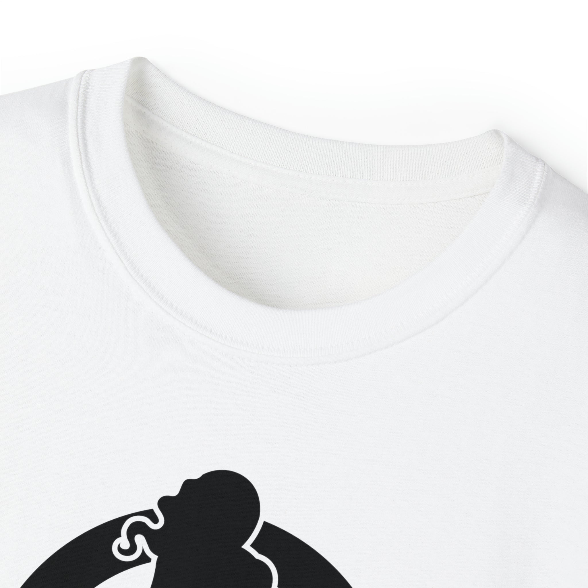 Classic Logo Black - Unisex Ultra Cotton Tee - Plain Back