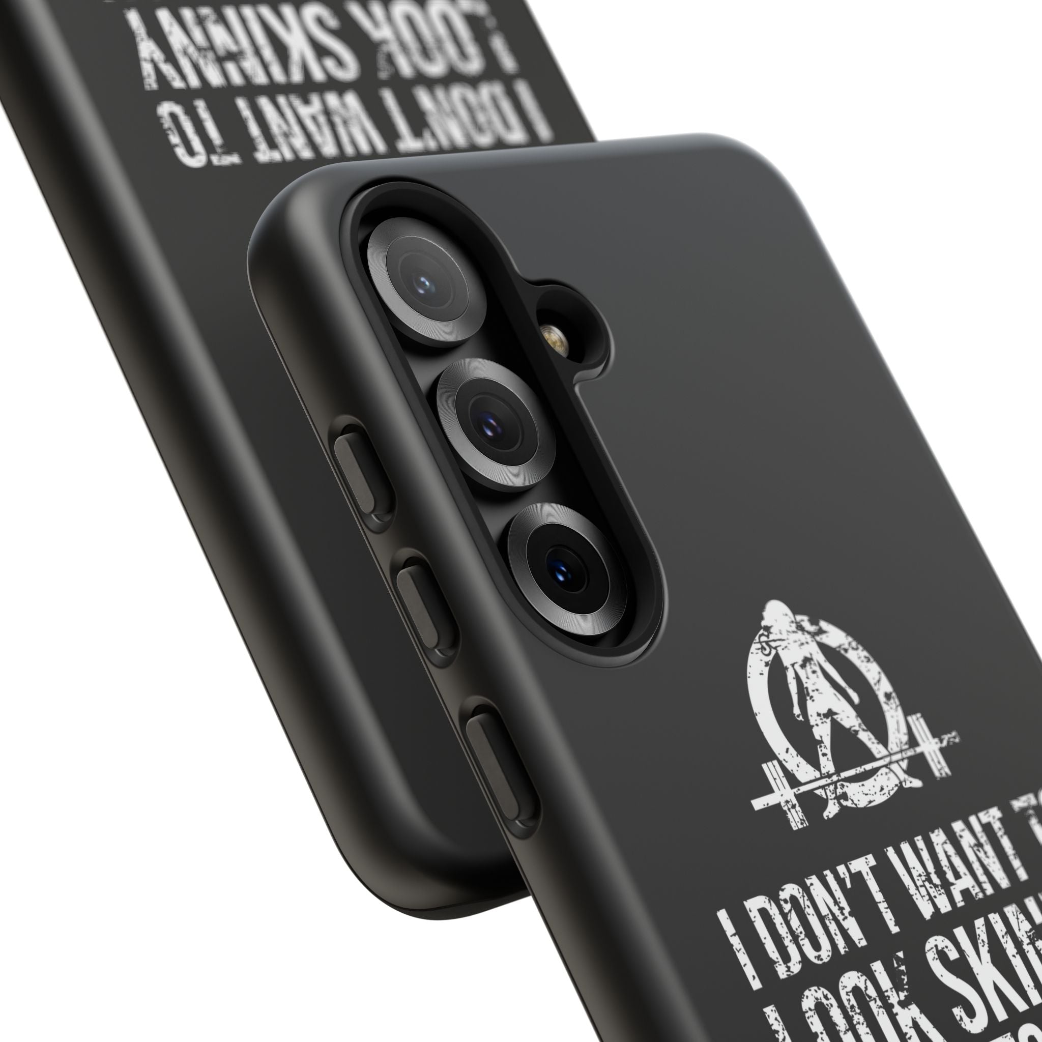 Tough Cases - I Don't Want To Look Skinny I Want To Look Like I Can Kick Your Ass - WWLW Logo