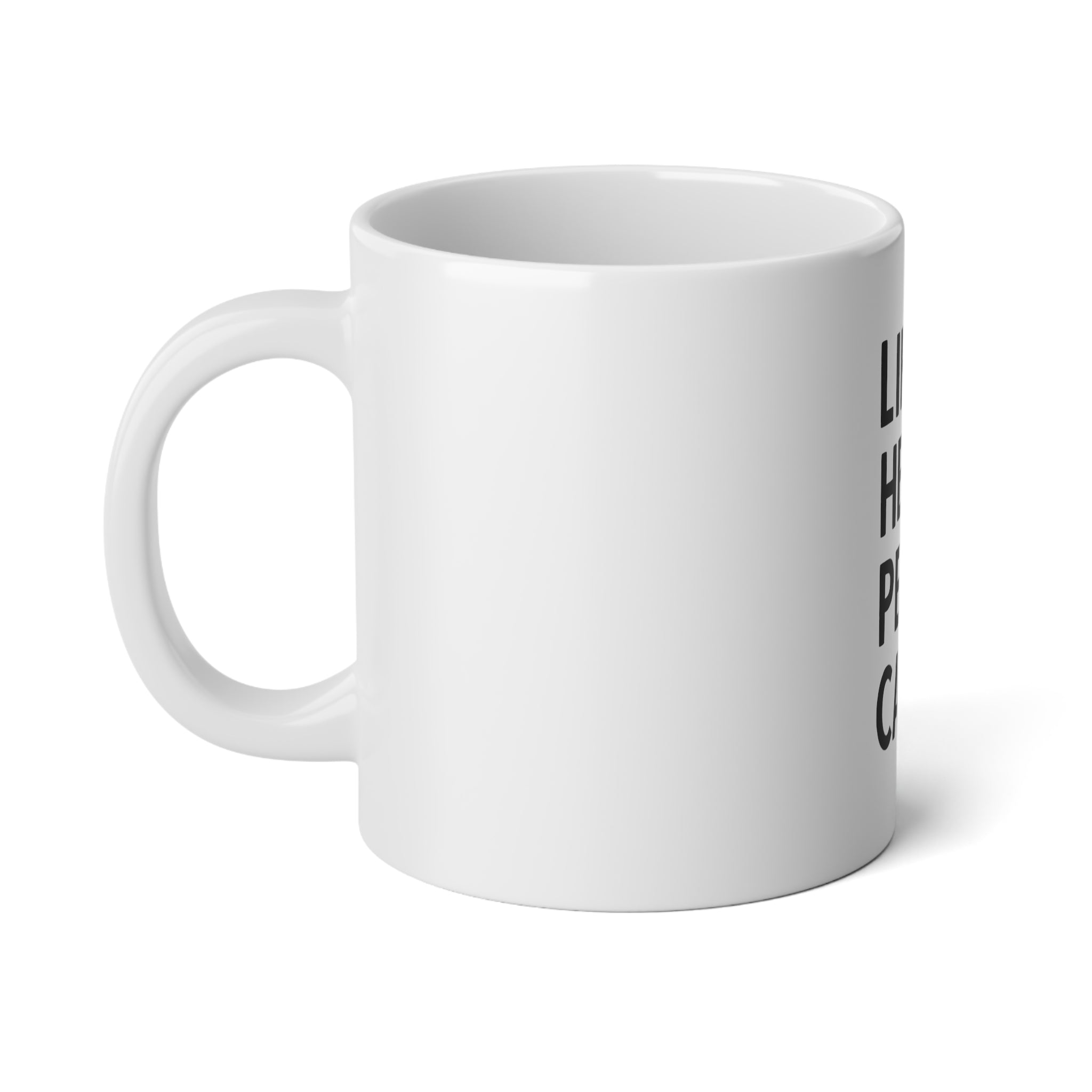 Lift Heavy Pet Cats - Jumbo Mug, 20oz - Black Logo