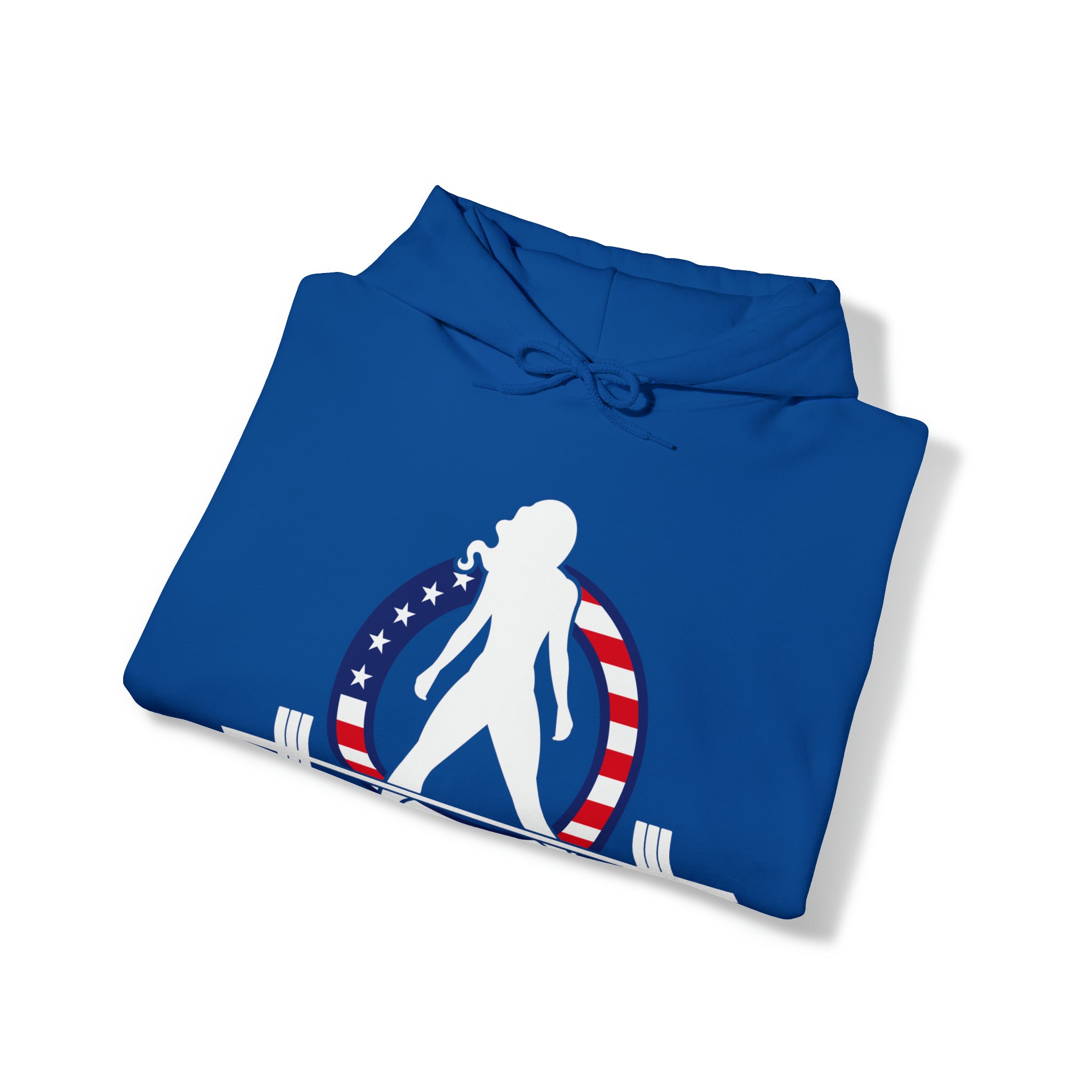 USA Logo - Unisex Heavy Blend Hooded Sweatshirt - USA Logo Dark - Plain Back