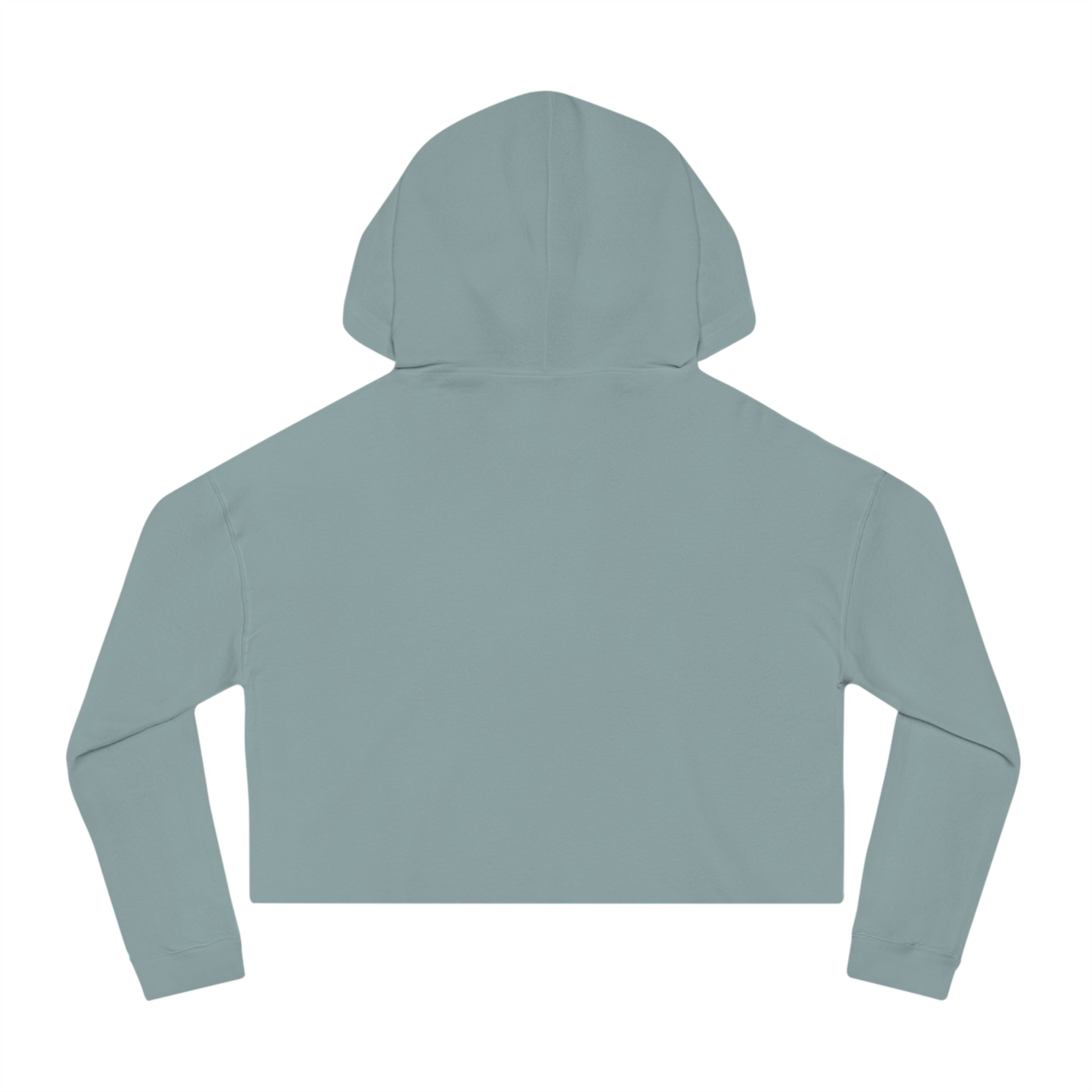 Women’s Cropped Hooded Sweatshirt - Black Classic Logo