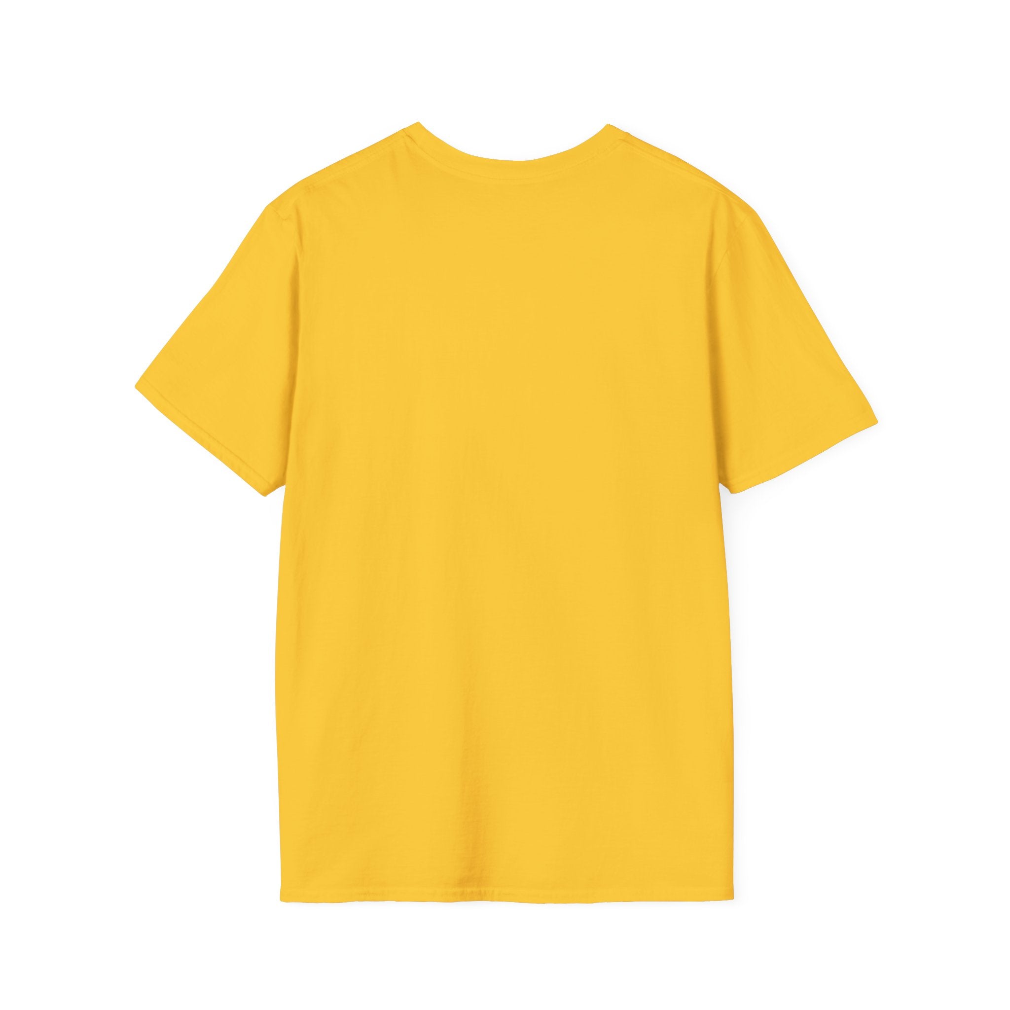 Unisex Softstyle T-Shirt - White Distressed Logo - Plain Back (BEST SELLER)