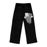 USA Barbell - Women's Pajama Pants (AOP) - White Logo