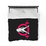 Velveteen Plush Blanket - Classic Dark Logo