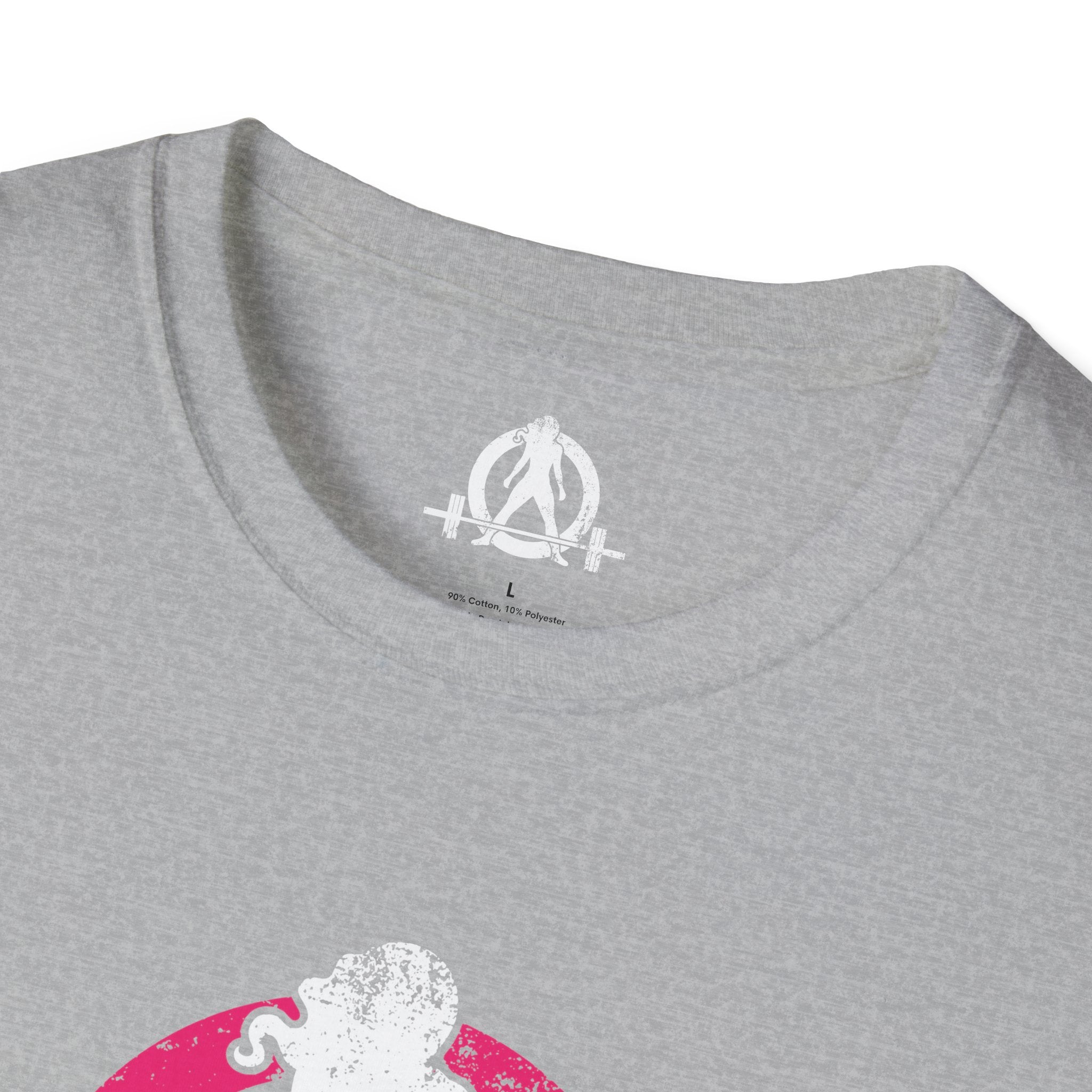 Unisex Softstyle T-Shirt - Color Distressed Logo - Plain Back