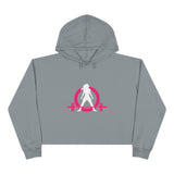 Empowered Crop Hoodie – For Strong Women Who Lift - Classic Logo