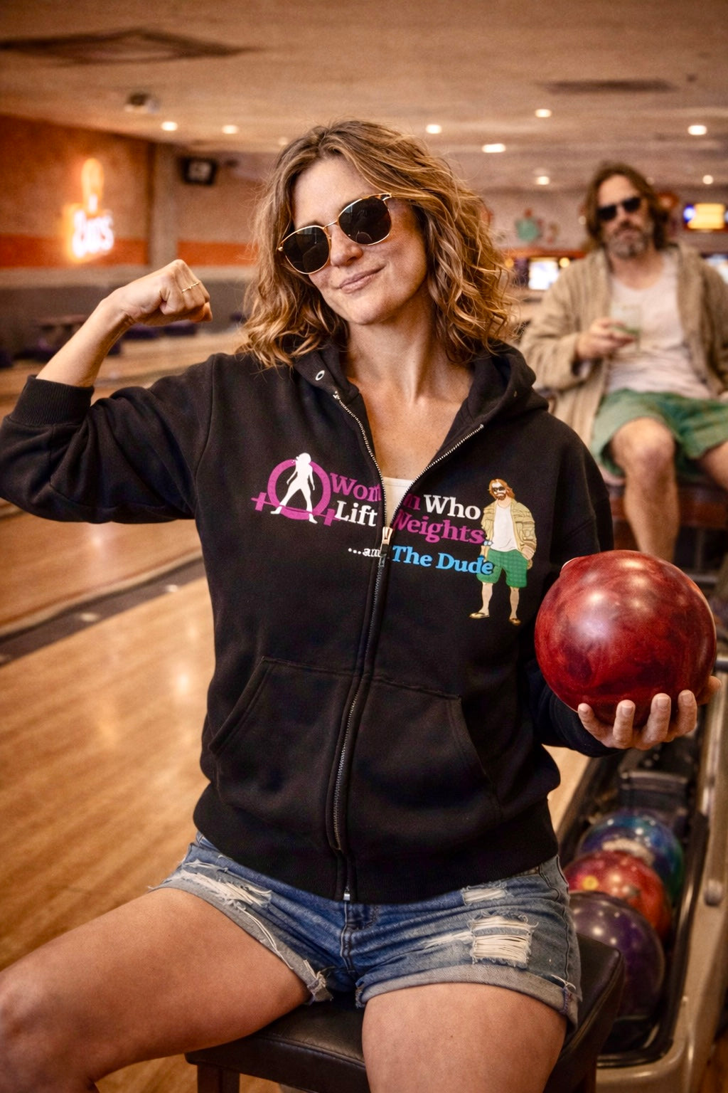 WWLW & The Dude - Zip Hoodie 😎