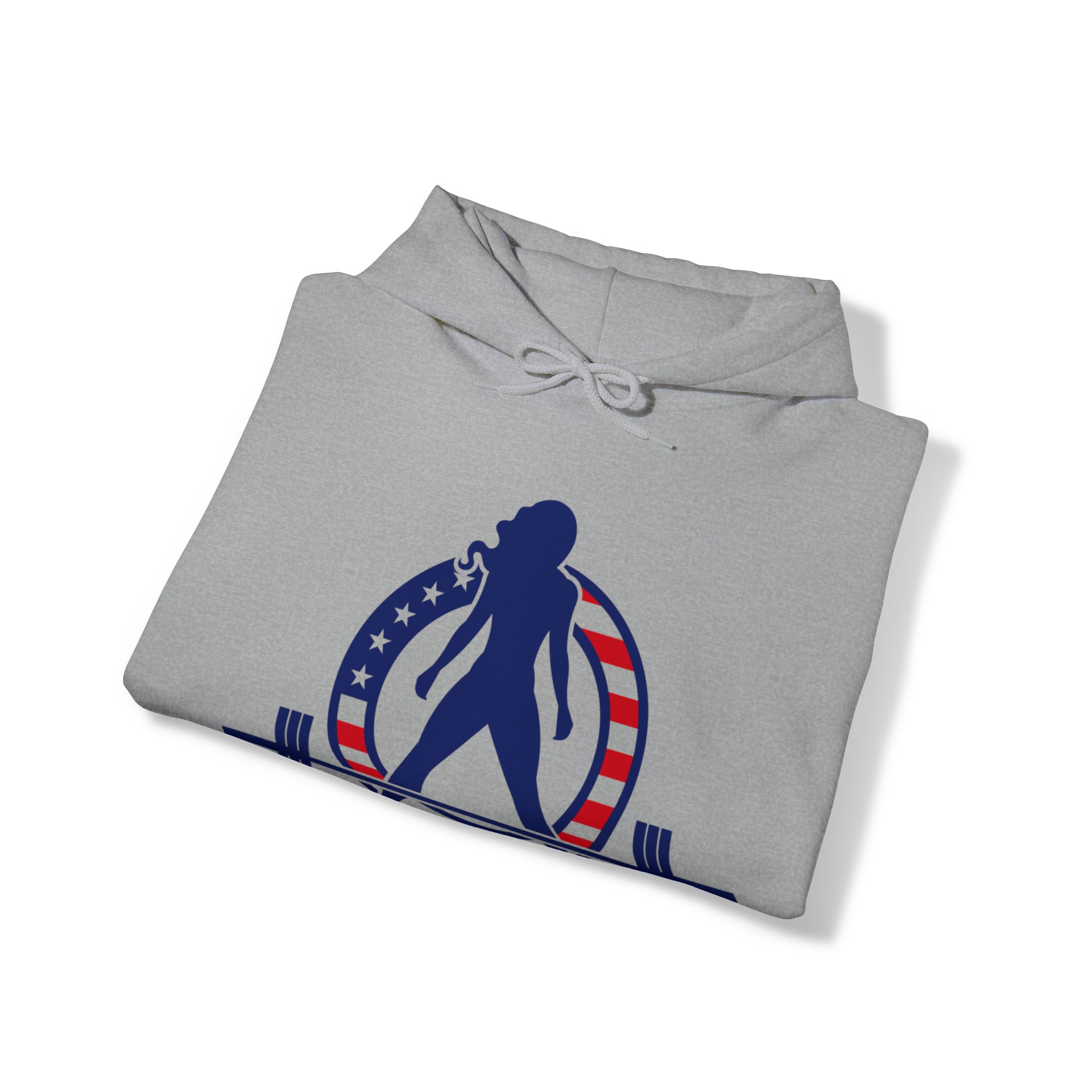USA Logo - Unisex Heavy Blend Hooded Sweatshirt - USA Logo Light - Plain Back