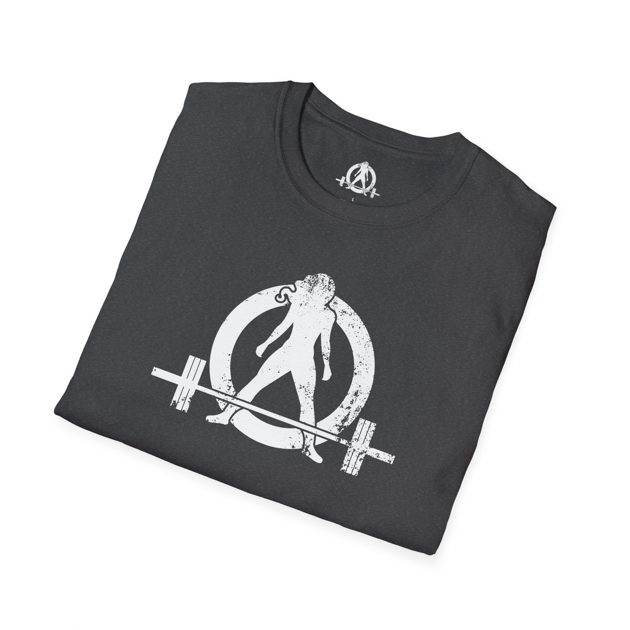 Unisex Softstyle T-Shirt - White Distressed Logo - Plain Back (BEST SELLER)