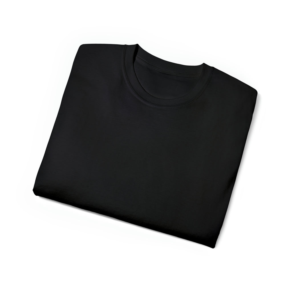 Classic Logo Black - Unisex Ultra Cotton Tee - Plain Back