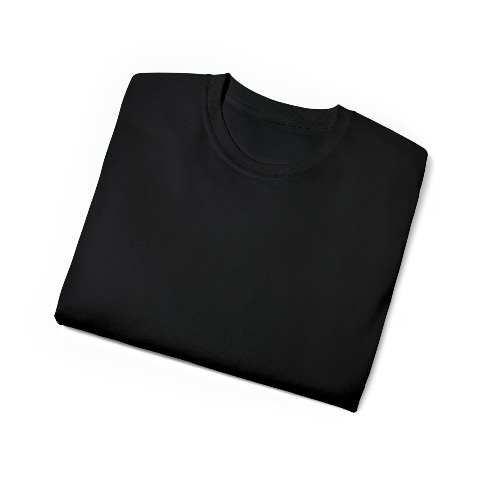 Classic Logo Black - Unisex Ultra Cotton Tee - Plain Back