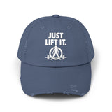 Just Lift It - Unisex Distressed Cap