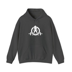 45 + 45 = 135  - Unisex Heavy Blend Hooded Sweatshirt  - White Logo Front & Back
