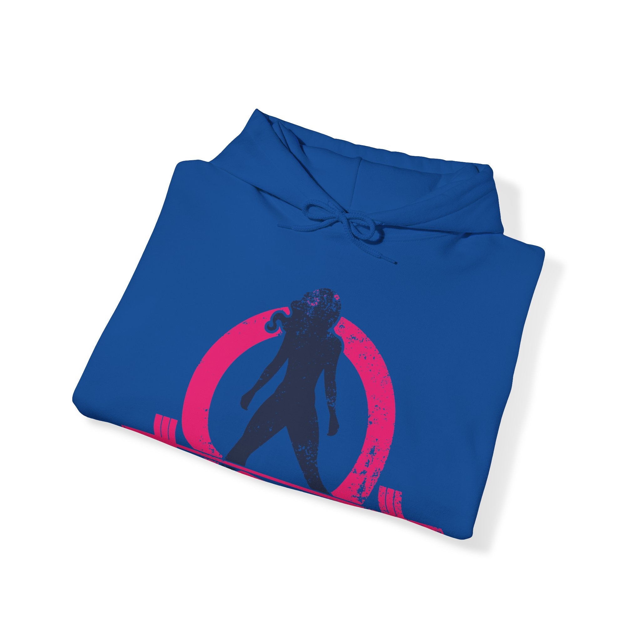 Distressed Logo - Unisex Heavy Blend Hooded Sweatshirt - Color Logo Inverted  (BEST SELLER)