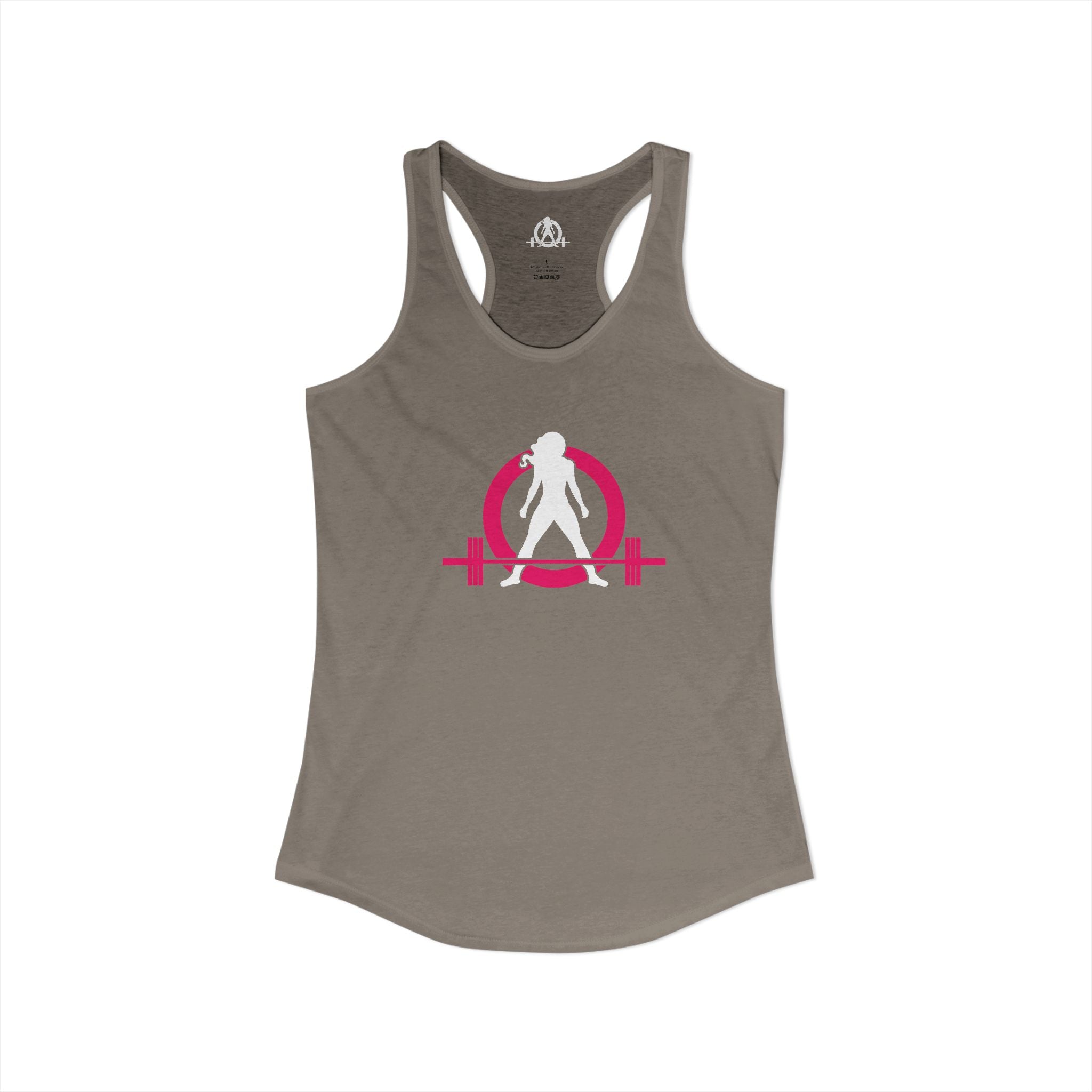 Strong Is Beautiful - Women's Ideal Racerback Tank - Classic Logo Front & Back