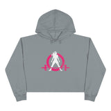 Empowered Crop Hoodie – For Strong Women Who Lift - Classic Logo