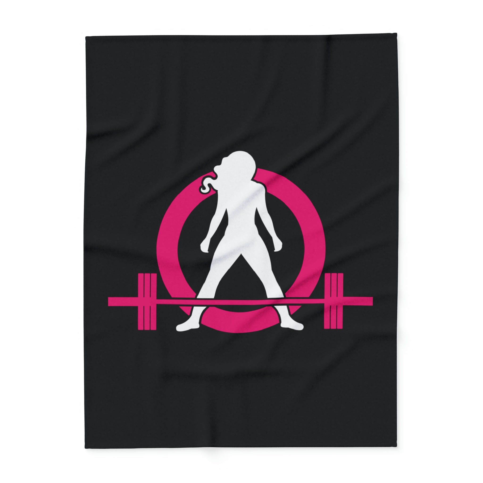 Arctic Fleece Blanket - Black Classic Logo