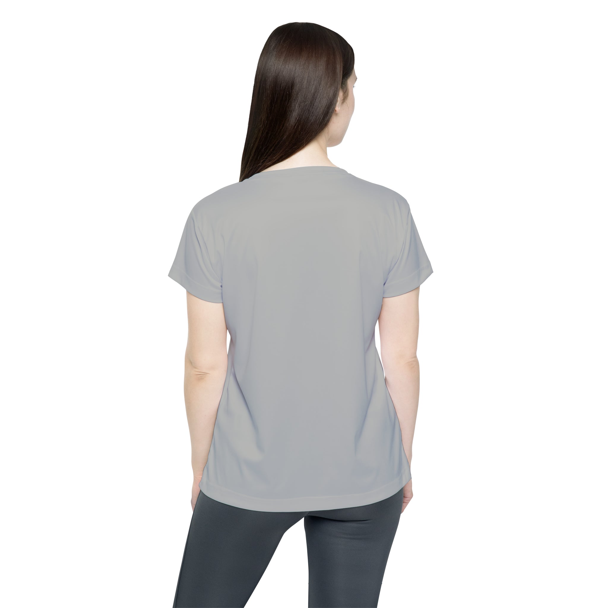Women's Sports Jersey (AOP) - Grey - Color Distressed Logo