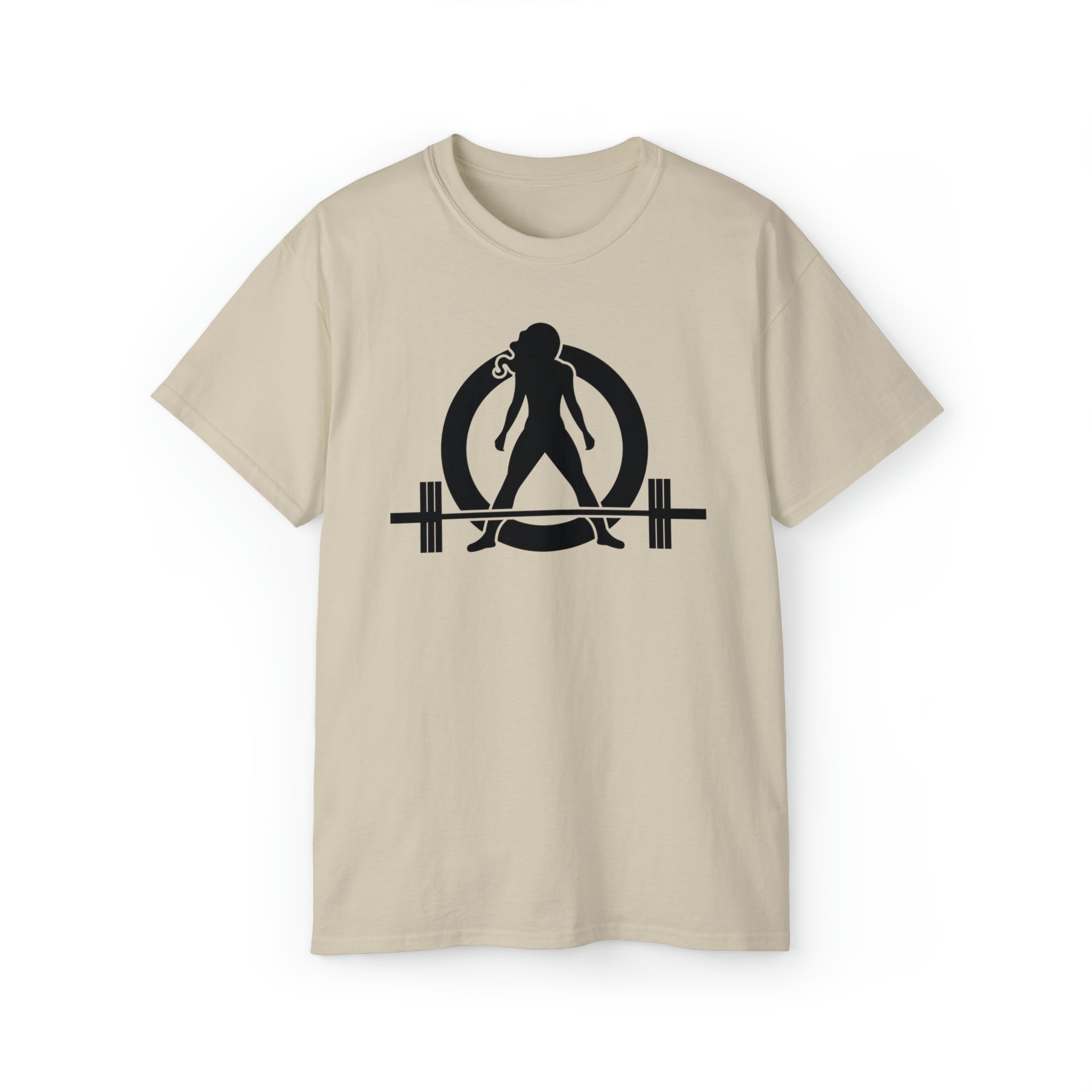 Classic Logo Black - Unisex Ultra Cotton Tee - Plain Back